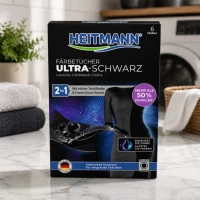 Салфетки для обновления чёрного цвета Heitmann 6 шт - thumbs image 2