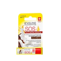 Eveline Balsam de buze SOS 100% Organic Argan Oi Coconut Dream 4.5 ml
