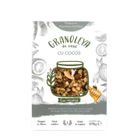 Granoleya Granola cu migdale si cocos 375 g