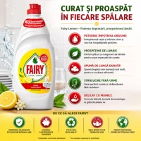 Fairy Detergent de vase 750ml Lemon - thumbs image 2