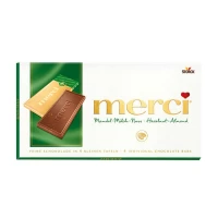 Merci Ciocolata cu alune de padure si migdale 100g