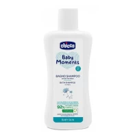 Гель для душа и шампунь Chicco Baby Moments, 200 мл