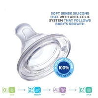 Соска силиконовая быстрый поток Chicco Physio 4m+, 2 шт - thumbs image 4