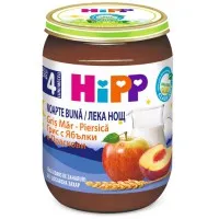 HiPP Piure de gris cu mere și piersici Good Night (4+ luni), 190 g