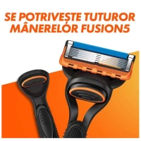 Gillette Сменные кассеты для бритвы Fusion, 4 шт - thumbs image 4