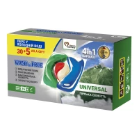 Wash&Free Detergent capsule Prospetime de munte 35 buc