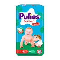 Pufies Pants Fashion & Nature, Maxi Pack N4 Maxi 9-15kg 44 buc
