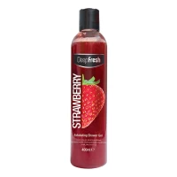 DeepFresh гель для душа с клубникой Отшелушивающий, 400 мл