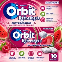 Orbir Refresher живательнная резинка watermelon rasp 18 g - thumbs image 2