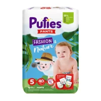 Pufies Pants Fashion & Nature, Maxi Pack N5 Junior 12-17kg, 40 buc