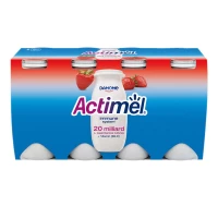 Actimel Йогурт питьевой Клубника 8x100г
