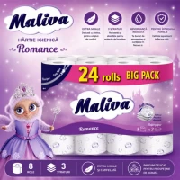 Maliva Туалетная бумага 8 рул 3слойная Romance - thumbs image 2