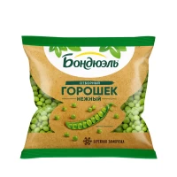 Горошек зеленый замороженный Bonduelle 400г