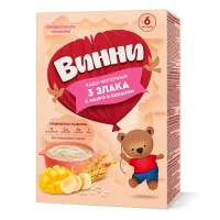 Vinni Terci cu lapte 3 cereale cu mango și banane 200gr