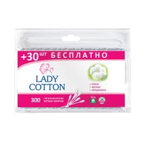 Lady Cotton Betisoare cu vata, 300 buc - thumbs image 1