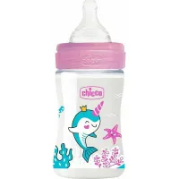 Chicco Бутылочка с соской из силикона Well-Being PP, 150 мл, boy/girl - thumbs image 3