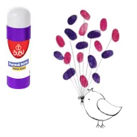 Vopsea violeta pentru pictura cu degetele, 250 ml - thumbs image 2