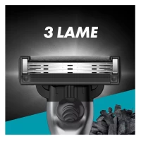 Gillette Rezerve aparat de ras Mach3 4buc Charcoal - thumbs image 3