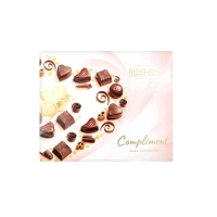 Шоколадные конфеты Compliment, Dark Choco, Roshen, коробка 145 г - thumbs image 1