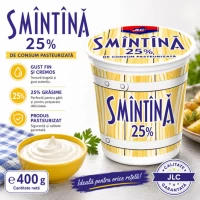 JLC Smantana 300gr pahar 25% - thumbs image 2