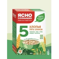 Ясно Солнышко Хлопья 5 злака 400 г - thumbs image 3