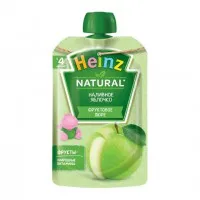 Heinz Пюре Наливное яблочко пауч с 4 месяцев 100г