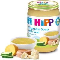 HiPP Piure Supa de legume cu carne de vitel (6+ luni), 190 g - thumbs image 2
