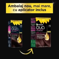 Garnier Olia Vopsea de par permanenta fara amoniac 4.15 Ciocolatiu Inchis Glacial - thumbs image 2