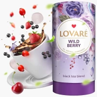 Lovare Ceai 80g negru Wild Berry, cu fructe de pădure și petale de flori - thumbs image 3