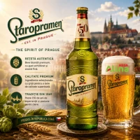 Bere Blonda Staropramen, 750ml Sticla  - thumbs image 2