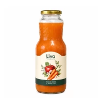 Яблочно-морковный сок Liva 1 л