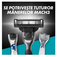 Запасные части для бритвы Gillette Mach3 Charcoal, 8 шт. - thumbs image 4