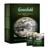 Greenfield Чай черный с бергамотом Earl Grey Fantasy 100p х 2г - thumbs image 2