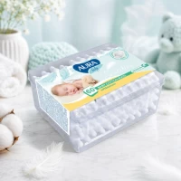 Aura Baby Ватные палочки для детей с ограничителем 60 шт - thumbs image 2