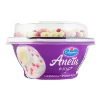 Йогурт густой Савушкин с рисовыми шариками с ягодным вкусом 5% 105г Савушкин - thumbs image 2