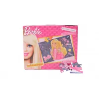 Barbie Servieta cu puzzle 100 piese+ BONUS BARBIE - thumbs image 2