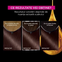 Стойкая краска для волос без аммиака Garnier Olia 5.3 Golden Brown - thumbs image 5