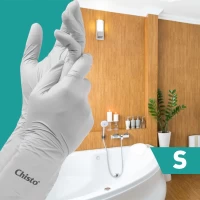 Chisto перчатки виниловые очень прочные S 1 пара - thumbs image 2