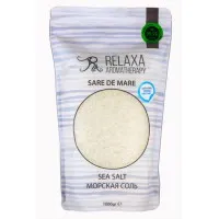 Relaxa Морская соль 1кг ПРОТИВИРУСНАЯ (чайное дерево, эвкалипт, мята)