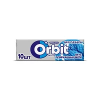 Orbit живательнная резинка white fresh mint 14 g