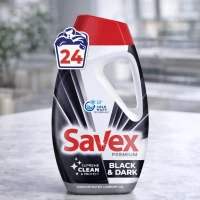 Savex жидкий порошок Premium Black Dark 960 мл - thumbs image 2