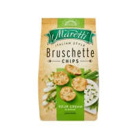 Хлебные брускеты Maretti запеченные со вкусом сметаны и лука 70г