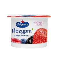 Iaurt Савушкин bio fructe padure 2%, 120g - thumbs image 2