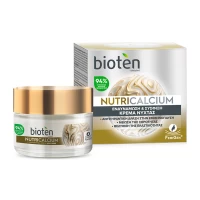 Bioten Cremă de noapte Nutri Calcium pentru întărirea și refacerea elasticității pielii, 50 ml