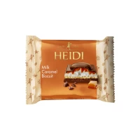 Heidi Ciocolata cu lapte Caramel cu biscuit 55 g