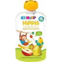 HiPP Фруктовый сюрприз из яблок, груш и бананов (4+ мес.), 100 г