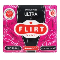 FLIRT absorbante Cotton & Care 3 cap 10 buc