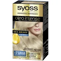 Syoss Oleo Intense Vopsea de par 12-00 Blond Extra Platinat