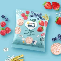 FrutoNanny Gustare crocanta de orez Mix de fructe de padure (12+ luni), 30 g - thumbs image 2