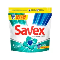 Savex Detergent capsule 64 buc Premium Fresh